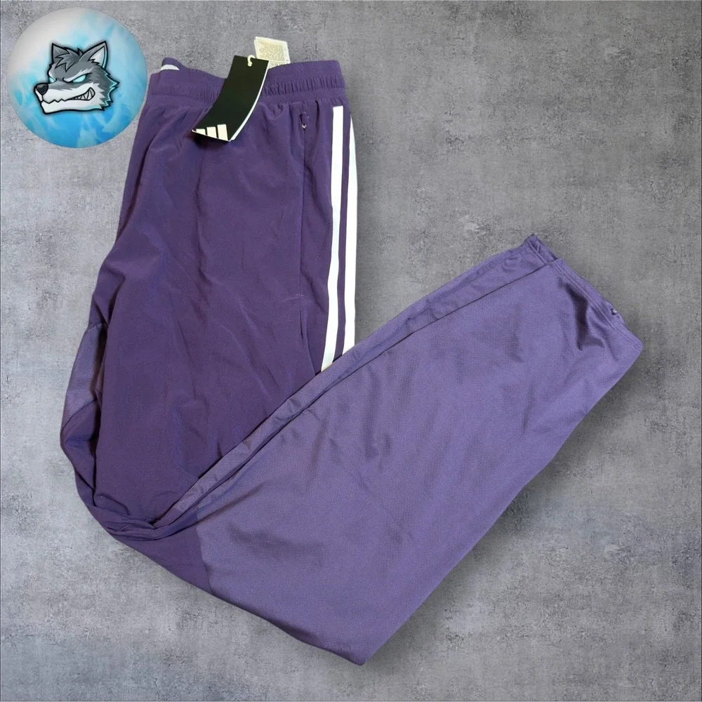 Adidas Mens Pro Elite 2025 Promo Running Pants Size Large Aurora Plum JP3797 NEW